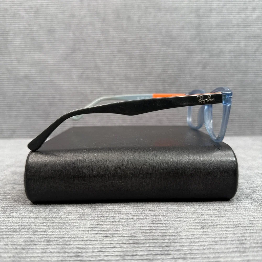 Ray-Ban‎ RB 5228 5547 Blue Orange Rectangular Y2K Eyeglasses Frames 53-17 140